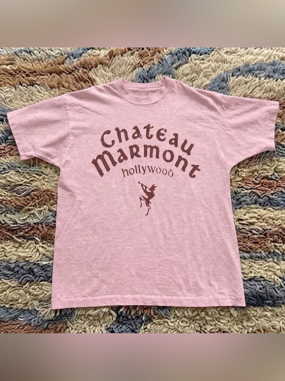 Vintage Chateau Marmont Hollywood Graphic Tee Y2K Style